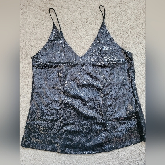 Sequin Tank  Top - Picture 1 of 1